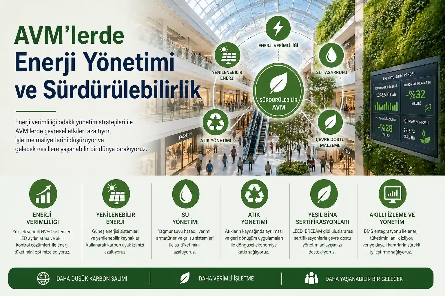 AVM’lerde Enerji Yönetimi ve Sürdürülebilirlik