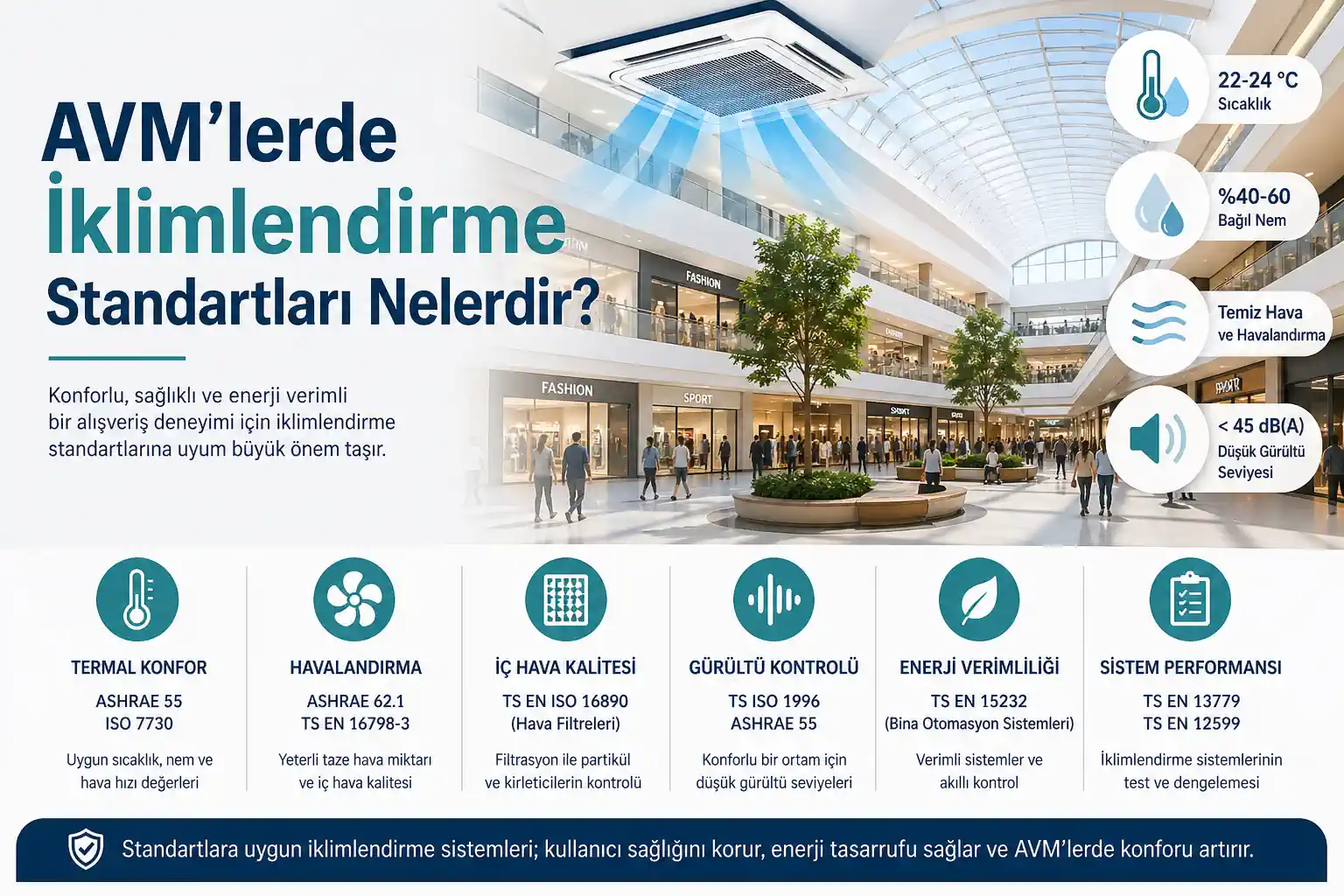 AVM’lerde İklimlendirme Standartları Nelerdir