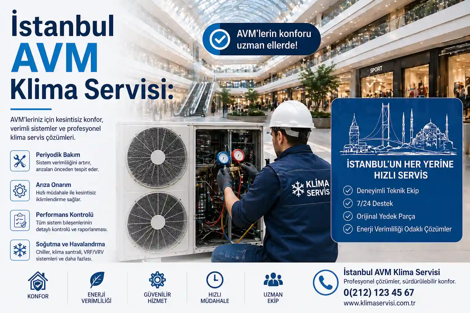 İstanbul AVM Klima Servisi